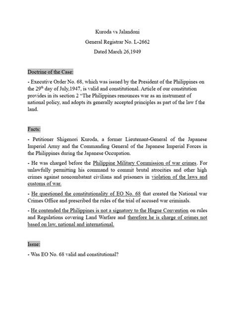 kuroda vs jalandoni|G.R. No. 183871 .